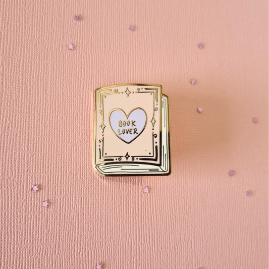 Book Lover Enamel Pin