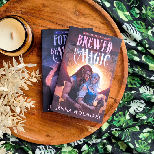 Brewed in Magic by Jenna Wolfhart (Falling for Fables #2)